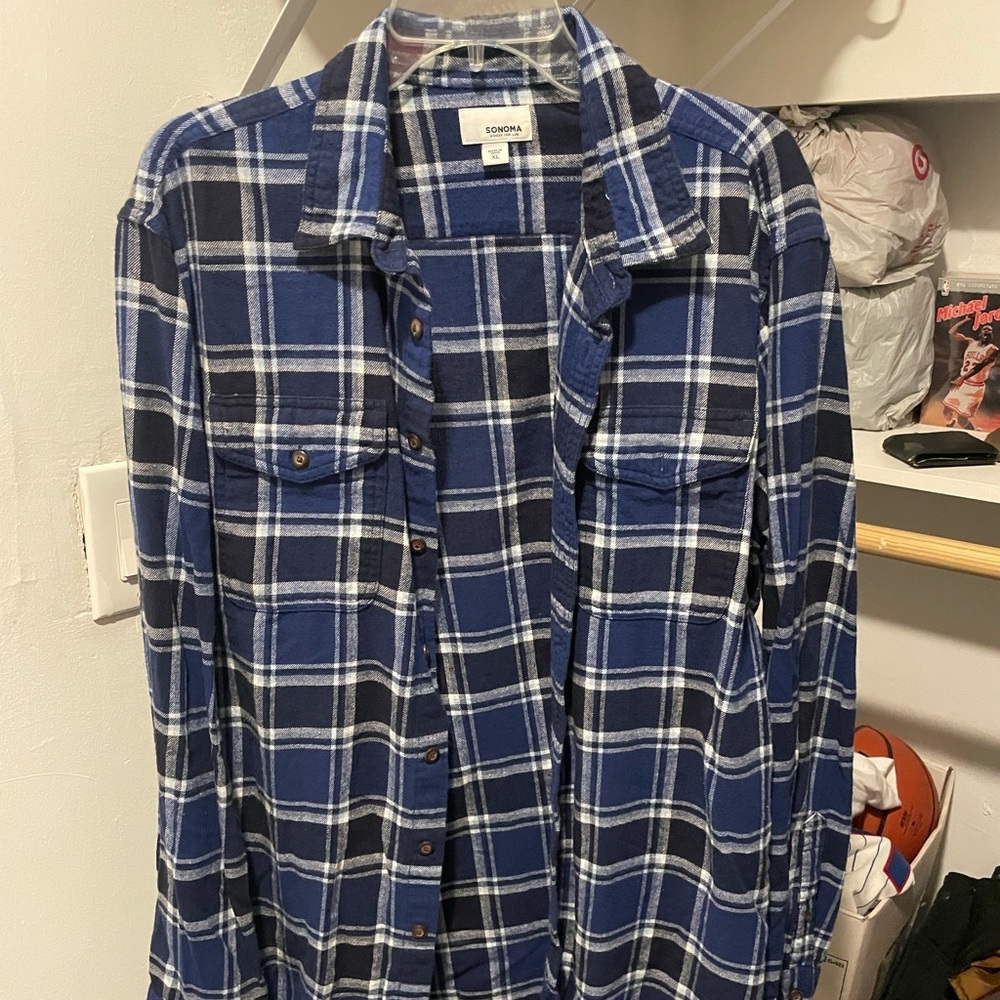 Button Down Flannel (Sonoma - Kohl’s Brand)